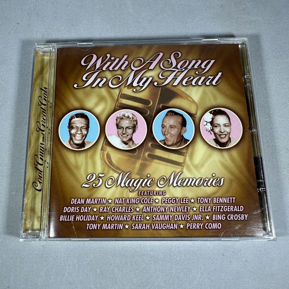 With A Song In My Heart CD - 25 Magic Memories Featuring Iconic Artists - Picture 1 of 3